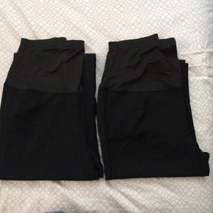 Bundle of Maternity black dress pants